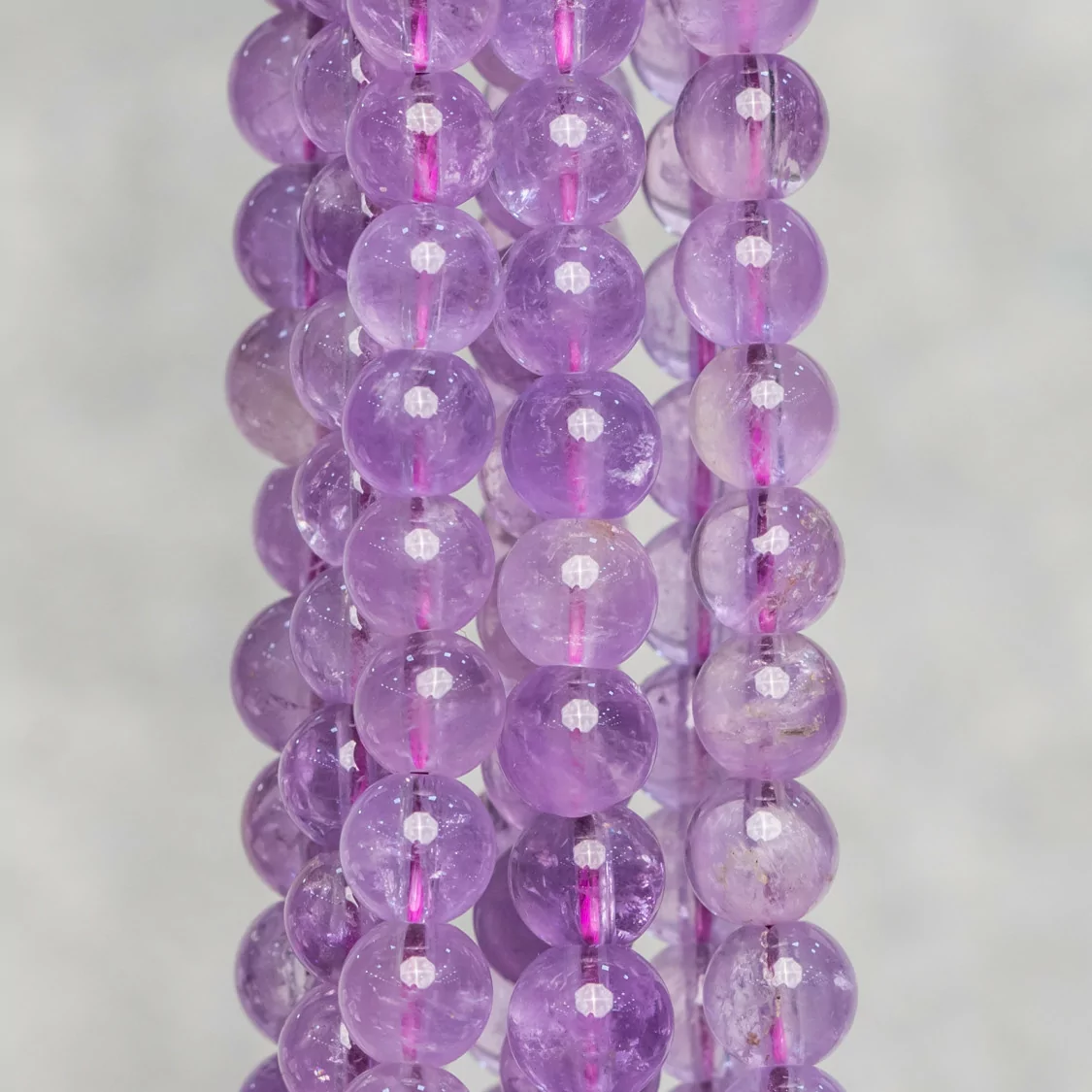 Ametista Chiaro Tondo Liscio 7mm Lavanda-AMETISTA CHIARA | Worldofjewel.com