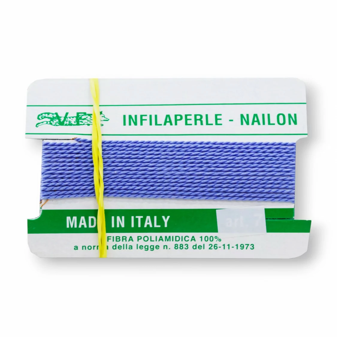 Filo Infilaperle Di Fibra Poliamidica 12pz ART372 Provenza Misura 3-ART 122 VERDE SCURO | Worldofjewel.com