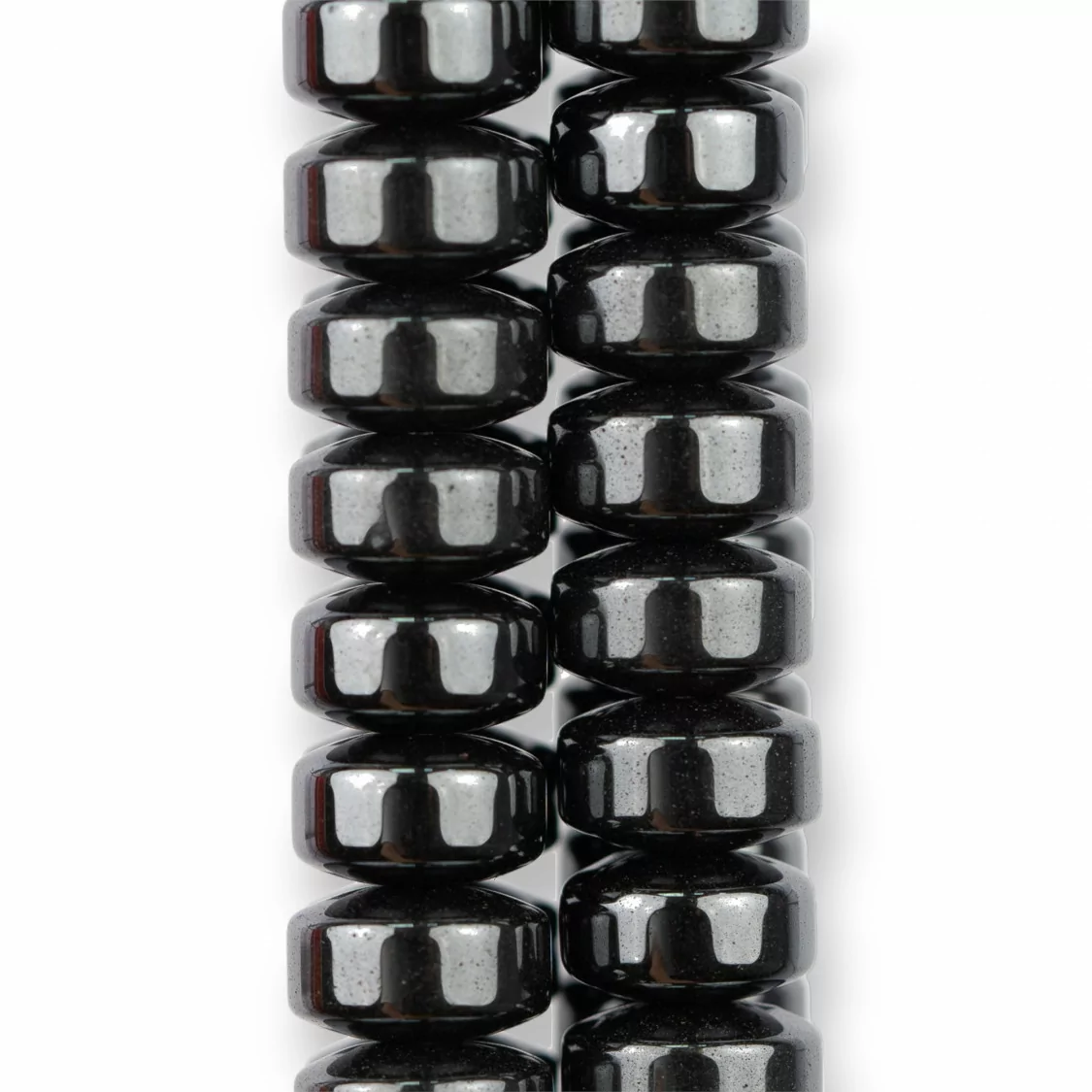 Ematite Naturale Rondelle Lisce 10x6mm-EMATITE NATURALE | Worldofjewel.com