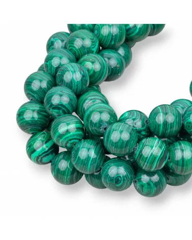 Pasta di Malachite Tondo Liscio 12mm-PASTA DI MALACHITE | Worldofjewel.com