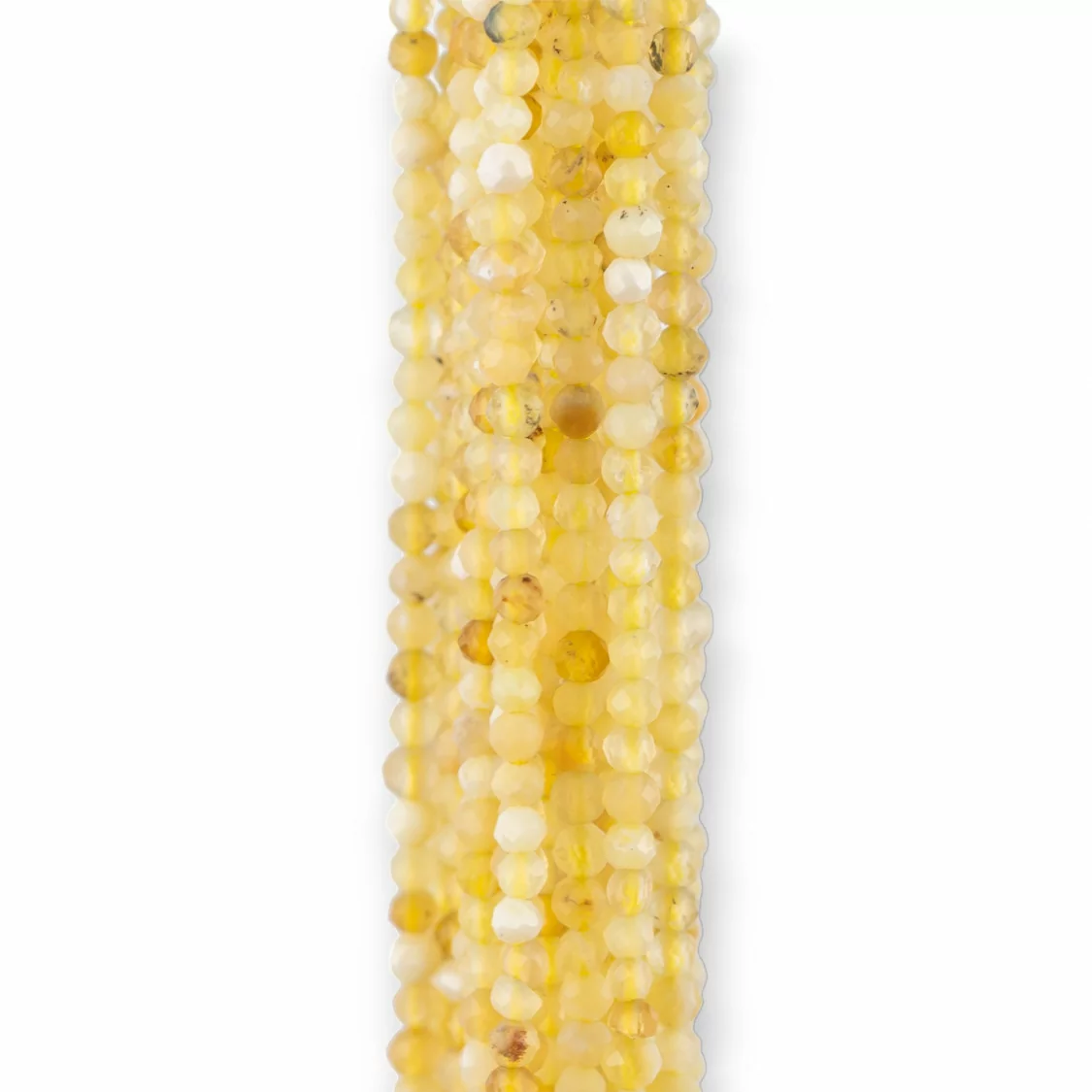 Opale Giallo Perlina Tonda Sfaccettata Diamond Cut 2,0mm-OPALE | Worldofjewel.com