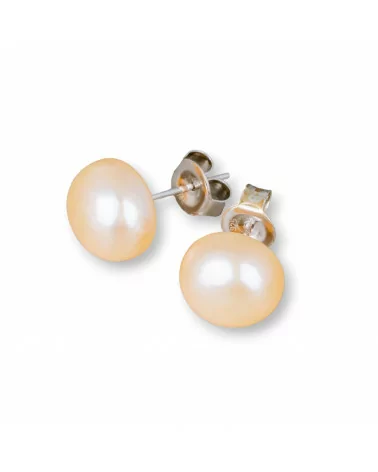 Orecchini Di Argento 925 E Perle Di Fiume 4,5-5,0mm 6 Paia Rosa-PERNO PERLE DI FIUME | Worldofjewel.com