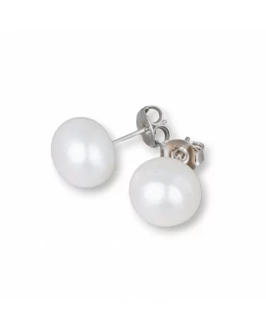 Orecchini Di Argento 925 E Perle Di Fiume 5,0-5,5mm 6 Paia Bianco-PERNO PERLE DI FIUME | Worldofjewel.com