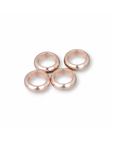 Distanziatore Rondelle Lisce Di Acciaio 7mm Interno 5mm 90pz Oro Rosa-CONNETTORI LISCI | Worldofjewel.com