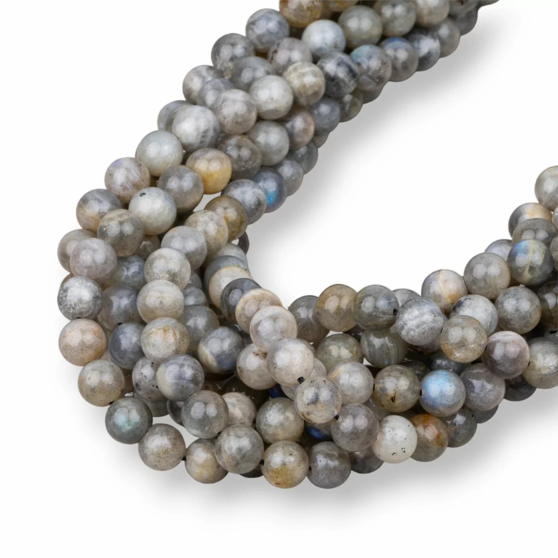 Labradorite Grigio Tondo Liscio 6mm-LABRADORITE GRIGIO | Worldofjewel.com