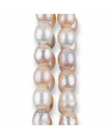 Perle Di Fiume Riso 10-11mm Multicolor-PERLE CHICCHI DI RISO | Worldofjewel.com