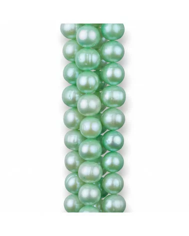 Perle Di Fiume Tondo 10,0-11,0mm A+ Verde-LINEA ALTA | Worldofjewel.com