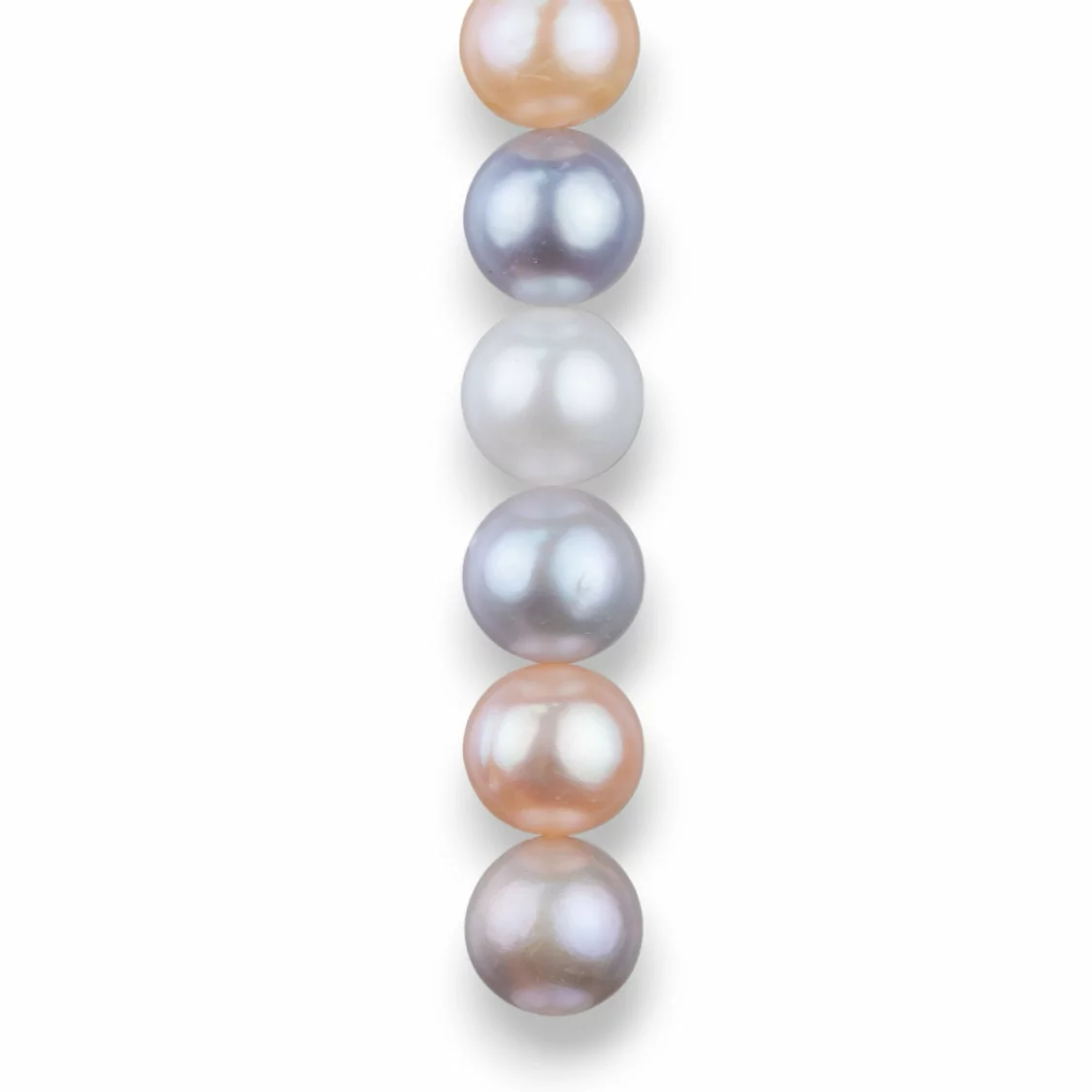 Perle Di Fiume Tondo 9,0-9,5mm AAAAA- Multicolor-LINEA ALTA | Worldofjewel.com