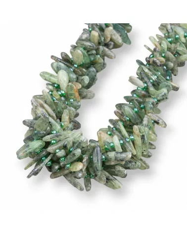 Granato Verde Scuro Frange Sasso Irregolare Burattato 8-20mm-GRANATO | Worldofjewel.com