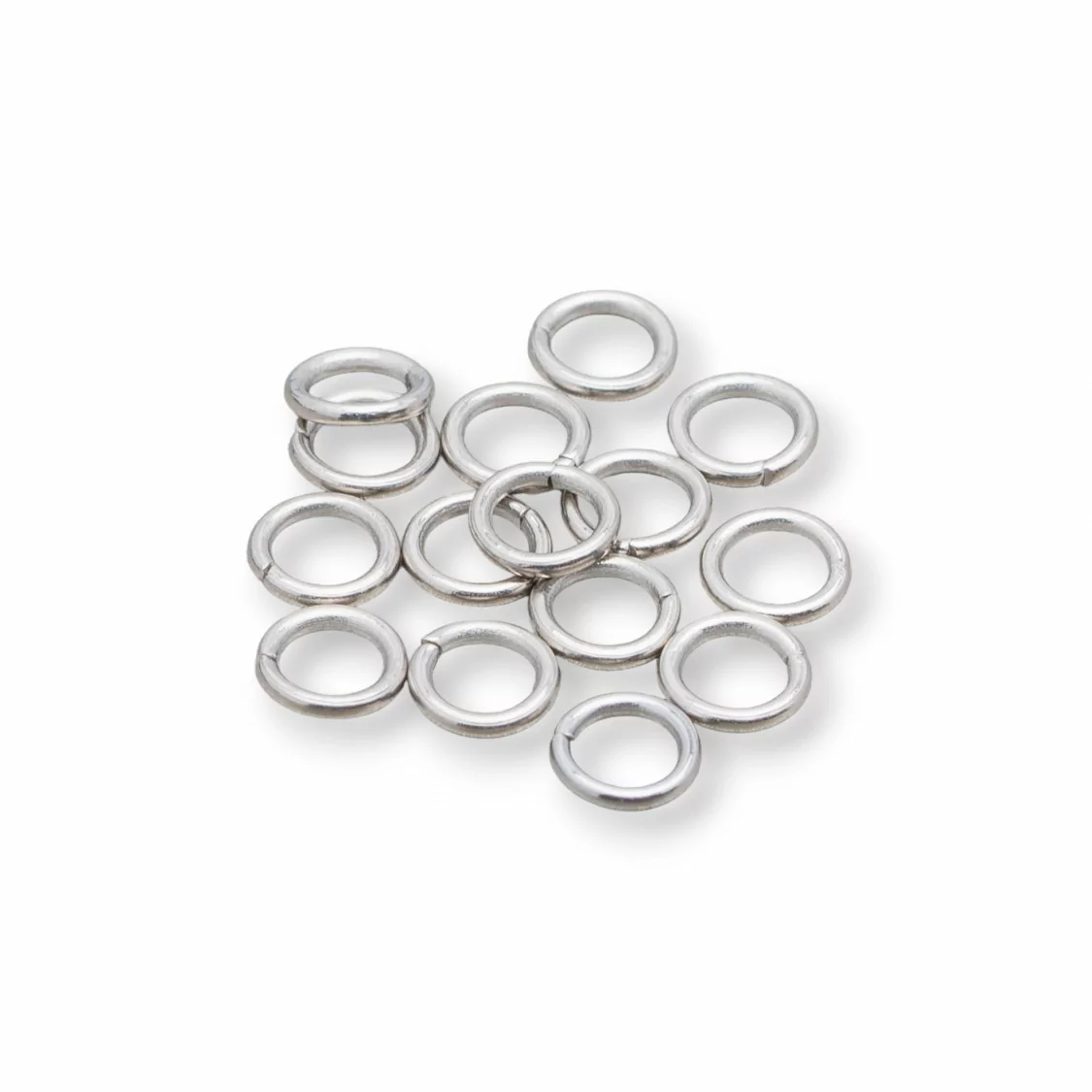 Contromaglia Anellini di Acciaio Aperto 0,6x3,5mm 100gr-ANELLINI APERTI | Worldofjewel.com