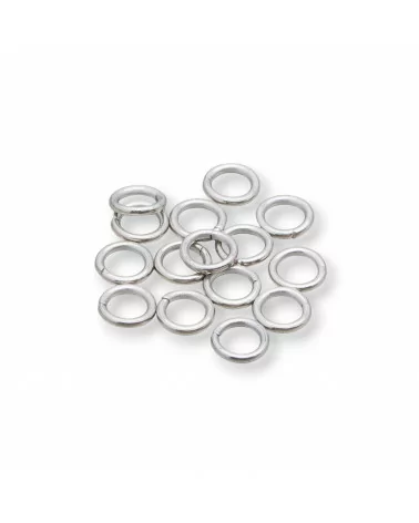 Contromaglia Anellini di Acciaio Aperto 0,6x3,5mm 100gr-ANELLINI APERTI | Worldofjewel.com