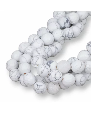 Aulite Bianco Perlina Tonda Sfaccettata 18mm-AULITE BIANCO | Worldofjewel.com