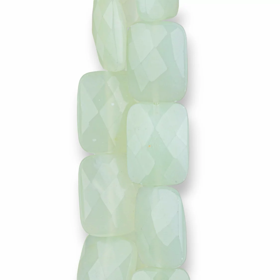 Giada (New Jade) Rettangolo Piatto Sfaccettato 13x18mm-GIADA (NEW JADE) | Worldofjewel.com