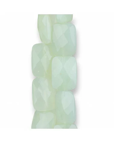 Giada (New Jade) Rettangolo Piatto Sfaccettato 15x20mm-GIADA (NEW JADE) | Worldofjewel.com