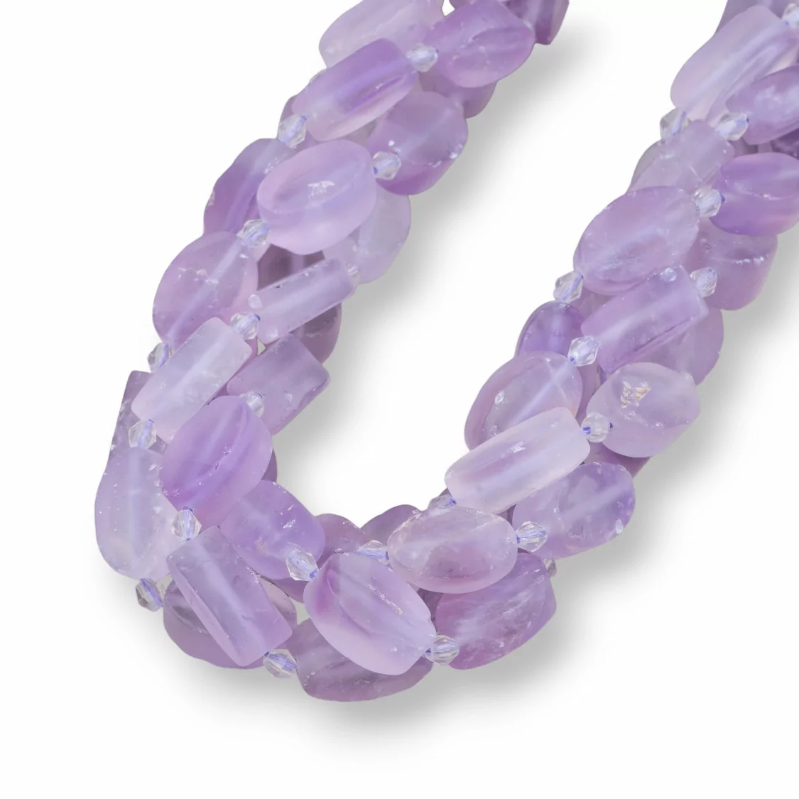 Ametista Lavanda Ovale Piatto Satinato (Matte) 10-18mm-AMETISTA LAVANDA | Worldofjewel.com