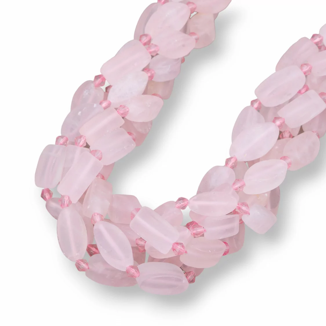 Quarzo Rosa Ovale Piatto Satinato (Matte) 10-16mm-QUARZO ROSA | Worldofjewel.com