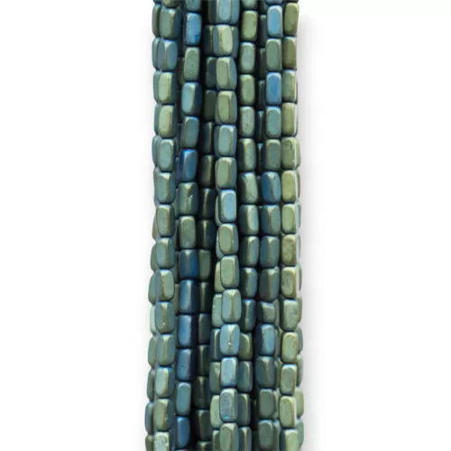 Ematite Verde Satinato Opaco (Matte) Parallelepipedo 2x4mm