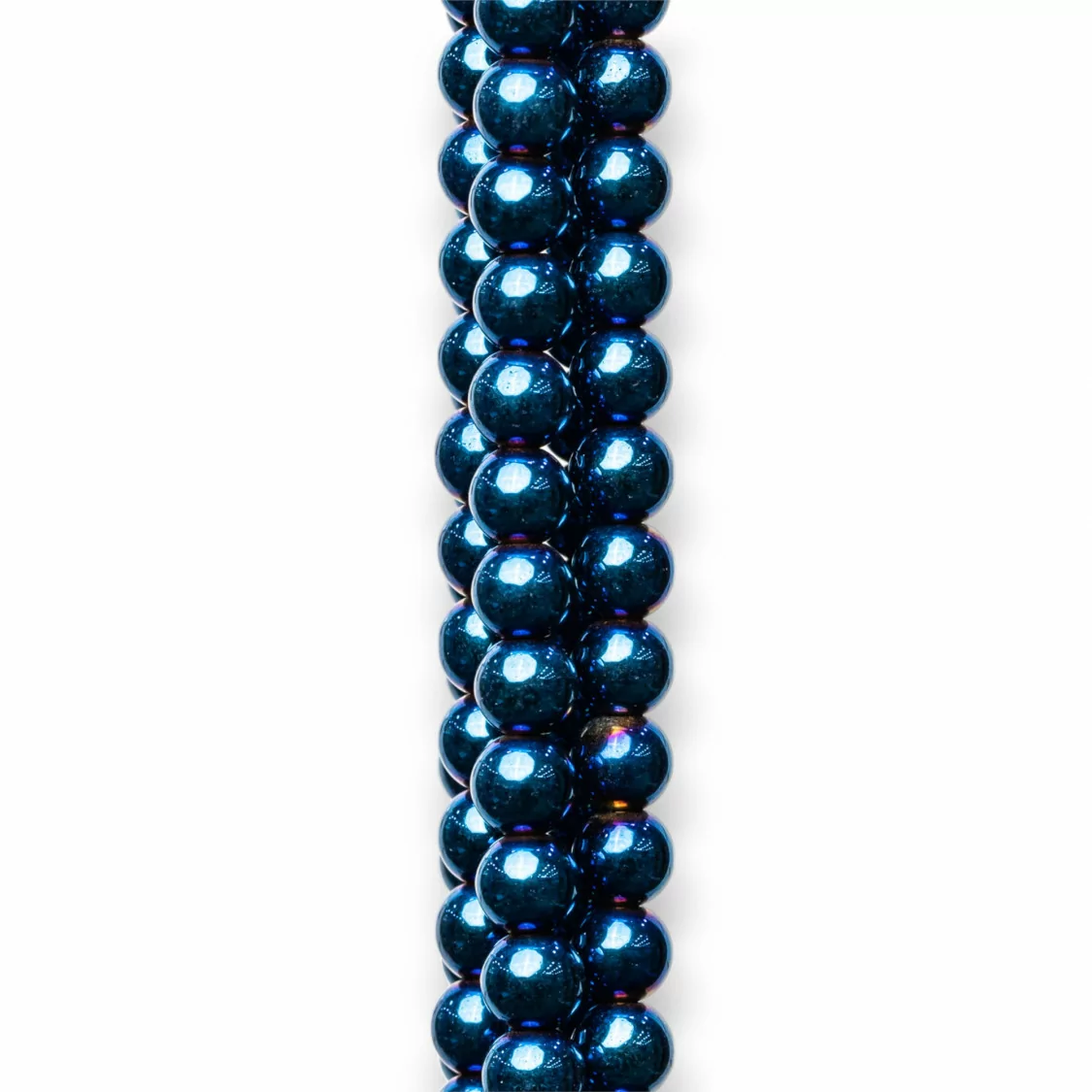 Ematite Blu Tondo Liscio 2mm-EMATITE BLU | Worldofjewel.com