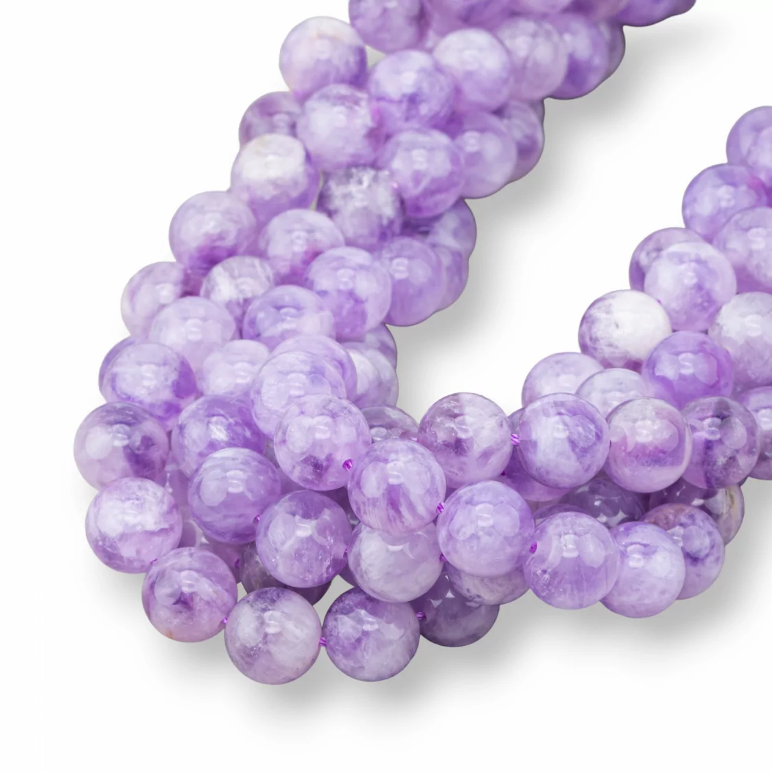 Ametista Lavanda Tondo Liscio 10mm Intenso-AMETISTA LAVANDA | Worldofjewel.com