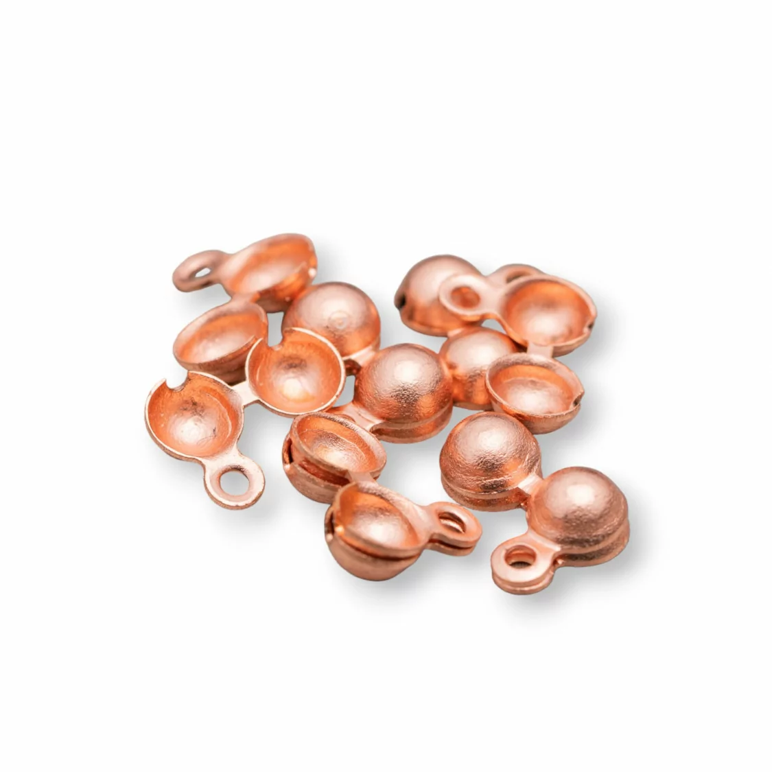 Coprinodi Di Ottone 3mm 80gr 670pz Oro Rosa-COPRINODI | Worldofjewel.com