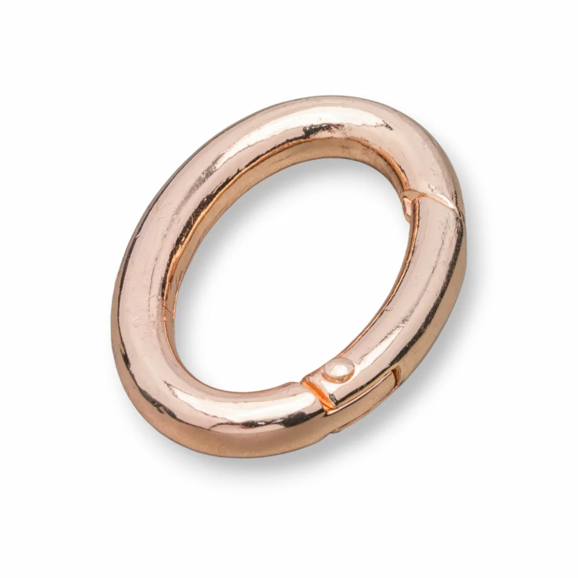 Chiusura Gancio Di Ottone Ovale 30x48mm Spessore 6mm 12pz Oro Rosa-CHIUSURE DI OTTONE E BRONZO | Worldofjewel.com