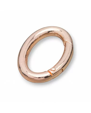 Chiusura Gancio Di Ottone Ovale 30x48mm Spessore 6mm 12pz Oro Rosa-CHIUSURE DI OTTONE E BRONZO | Worldofjewel.com