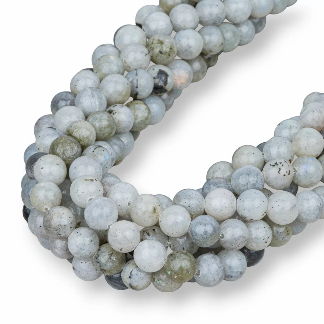 Labradorite Bianco Tondo Liscio 6mm-LABRADORITE BIANCO | Worldofjewel.com