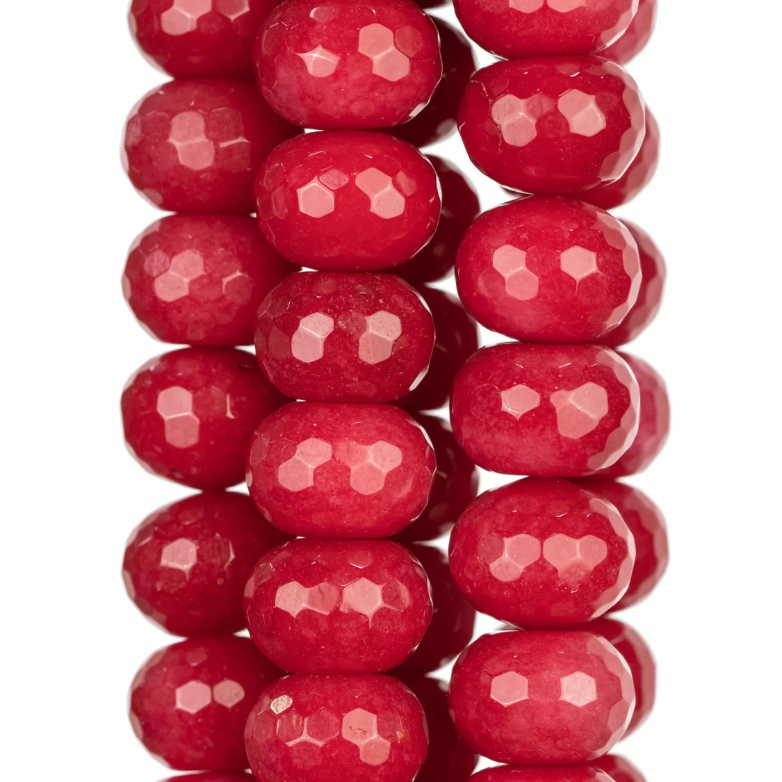 Giada Rubellite Rondelle Sfaccettate 20x15mm Chiaro-GIADA RUBELLITE | Worldofjewel.com