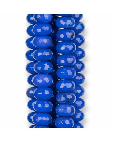 Giada Blu Lapis Rondelle Sfaccettate 12x8mm-GIADA BLU | Worldofjewel.com