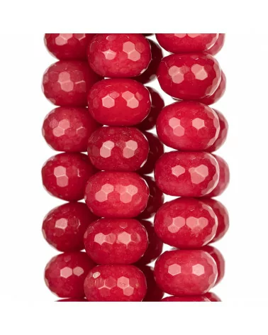 Giada Rubellite Rondelle Sfaccettate 18x13mm Chiaro-GIADA RUBELLITE | Worldofjewel.com