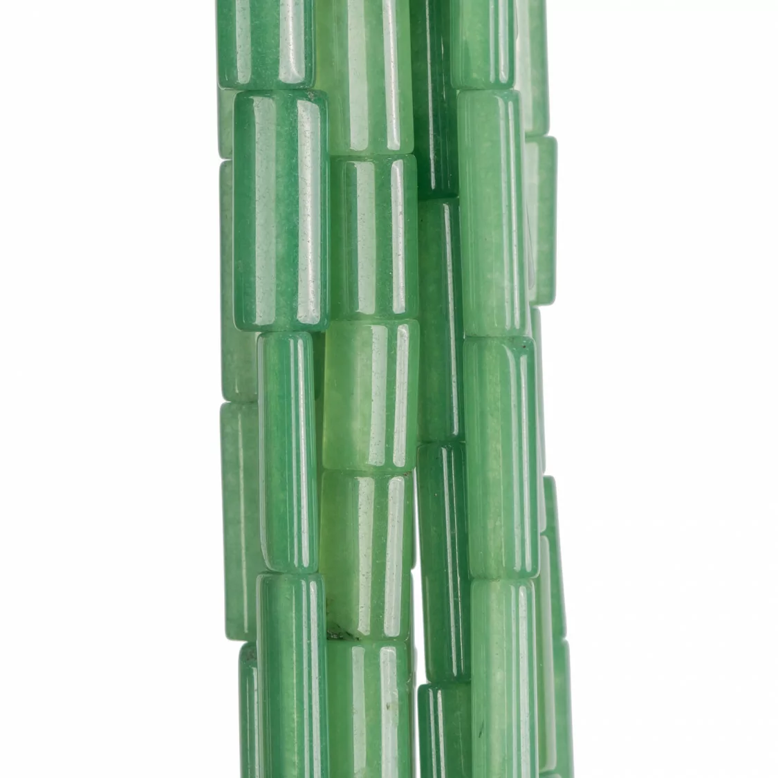 Avventurina Verde Rettangolo Piatto 8x20mm-AVVENTURINA VERDE | Worldofjewel.com