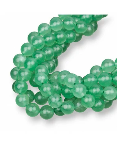 Avventurina Verde Tondo Liscio Trasparente 14mm-AVVENTURINA VERDE | Worldofjewel.com