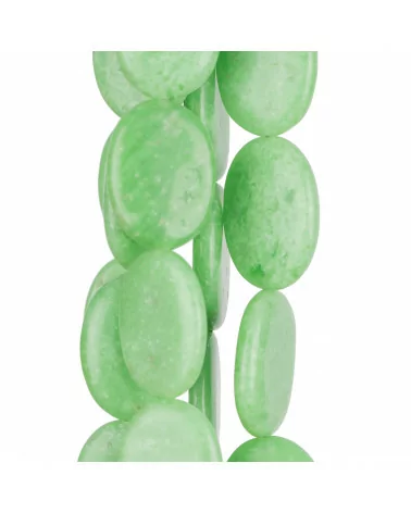 Giada Lime Ovale Piatto 22x30mm-GIADA LIME | Worldofjewel.com