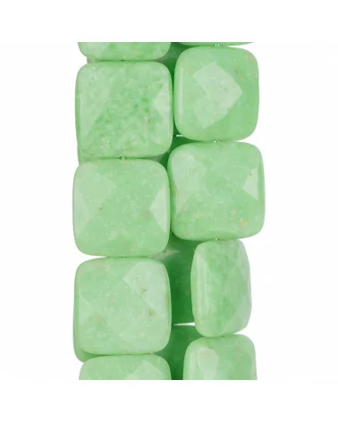 Giada Lime Quadrato Piatto Sfaccettato 20mm-GIADA LIME | Worldofjewel.com