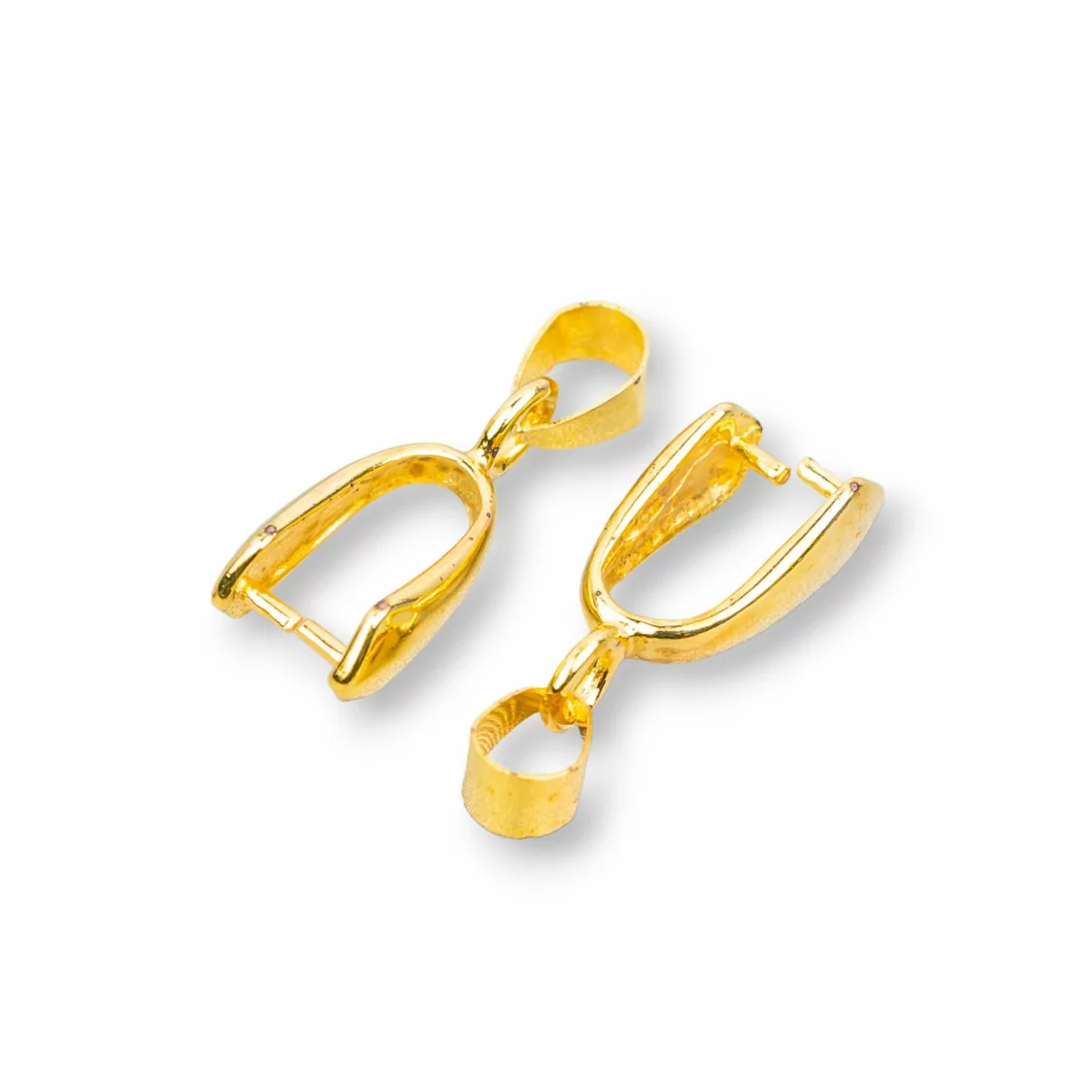 Gancio Per Pendente Di Ottone 20mm 160pz Dorato-GANCI | Worldofjewel.com