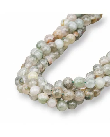 Quarzo Rutilato Verde Tondo Liscio 8mm-QUARZO RUTILATO | Worldofjewel.com