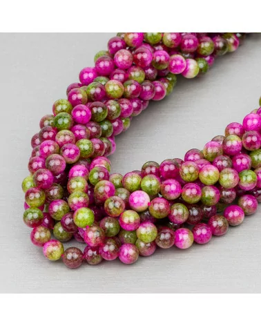 Cristallo Di Rocca Floreale Tondo Liscio 6mm Colore Pieno-CRISTALLO DI ROCCA FLOREALE | Worldofjewel.com