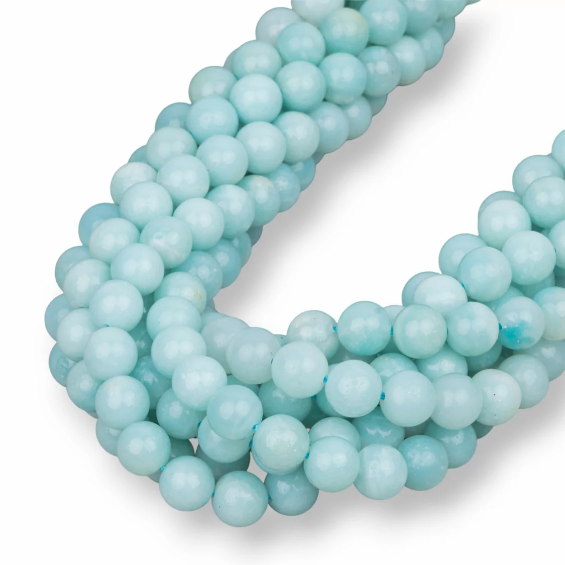 Amazzonite Tondo Liscio 8mm-AMAZONITE CLASSICA | Worldofjewel.com