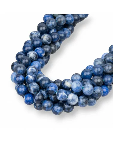 Sodalite Tondo Liscio 8mm-SODALITE | Worldofjewel.com