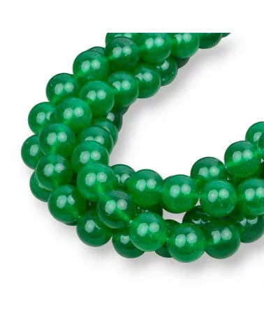 Giada Ghiaccio (Icy Jade) Verde Smeraldo Tondo Liscio 10mm-GIADA GHIACCIO | Worldofjewel.com