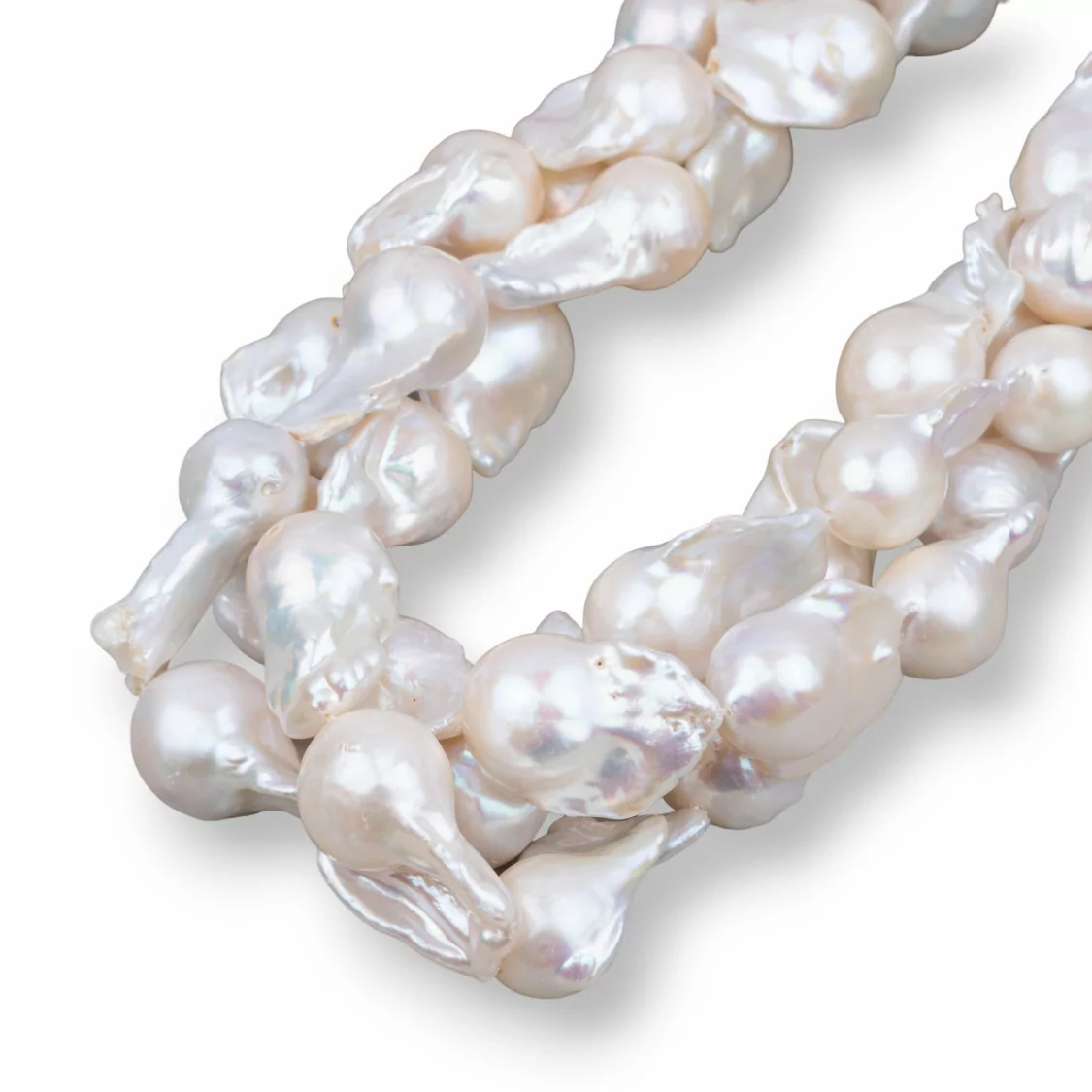 Perle Di Fiume Barocche A Goccia (AQL) 90-100gr Bianco-PERLE BAROCCHE | Worldofjewel.com