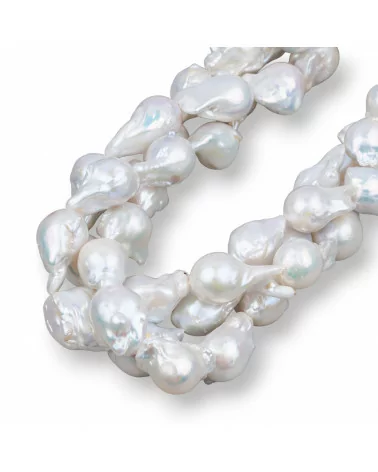 Perle Di Fiume Barocche A Goccia (AQL) 100-110gr Bianco-PERLE BAROCCHE | Worldofjewel.com