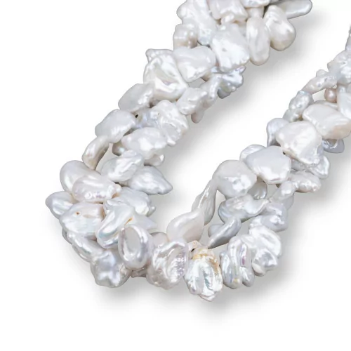 Perle Di Fiume Keshi (GSM) Bianco 50-60gr-PERLE KESHI | Worldofjewel.com