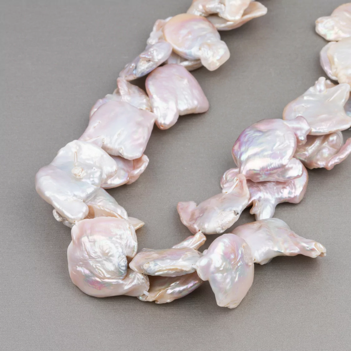 Perle Di Fiume Barocche Piatte (YHG) Lilla 80-90gr-PERLE SCARAMAZZE PIATTE | Worldofjewel.com