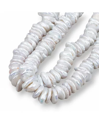 Perle Di Fiume Barocche Rondelle (AYH) 150-160gr-PERLE KESHI | Worldofjewel.com