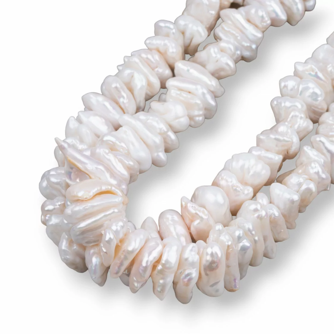 Perle Di Fiume Barocche Keshi Bianco (AYJ) 140-150gr-PERLE KESHI | Worldofjewel.com