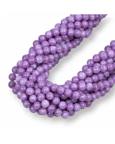 Giada Viola Lavanda Kunzite Tondo Liscio 6mm-GIADA VIOLA | Worldofjewel.com