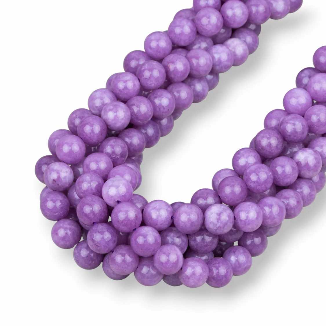 Giada Viola Lavanda Kunzite Tondo Liscio 8mm-GIADA VIOLA | Worldofjewel.com