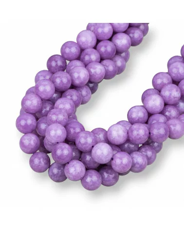 Giada Viola Lavanda Kunzite Tondo Liscio 10mm-GIADA VIOLA | Worldofjewel.com