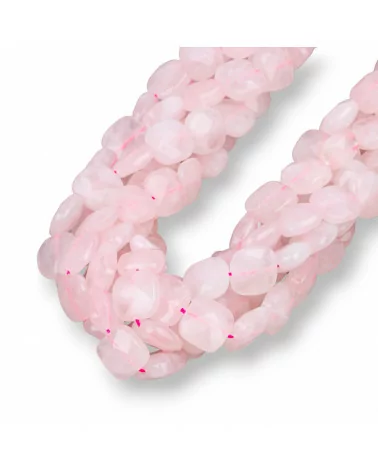 Quarzo Rosa Quadrato Piatto Sfaccettato 12mm-QUARZO ROSA | Worldofjewel.com